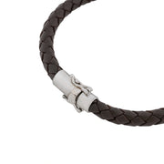Crystal Bar Leather Bracelet