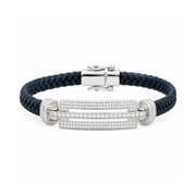 Midnight Blue Crystal Bar Bracelet