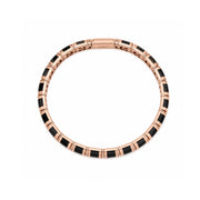 Midnight Rose Link Bracelet