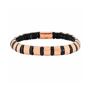 Obsidian Rose Link Bracelet