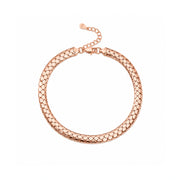 Rose Gold Serpent Chain Necklace