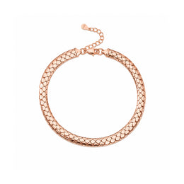 Rose Gold Serpent Chain Necklace