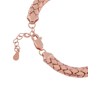 Rose Gold Serpent Chain Necklace