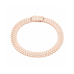 Rose Gold Hexa Link Necklace