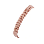 Rose Gold Woven Mesh Bracelet