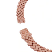 Rose Gold Woven Mesh Bracelet