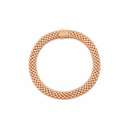 Rose Gold Woven Mesh Bracelet