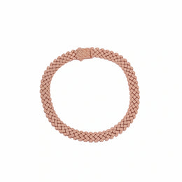 Rose Gold Woven Mesh Bracelet