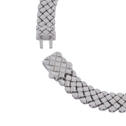 Silver Woven Mesh Bracelet
