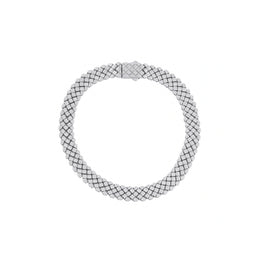Silver Woven Mesh Bracelet
