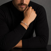 Dual Tone Square Bracelet