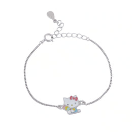 Rainbow Kitty Charm Bracelet