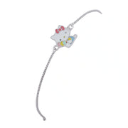 Rainbow Kitty Charm Bracelet