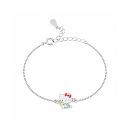 Rainbow Kitty Charm Bracelet