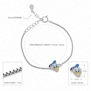 Donald Duck Charm Bracelet