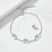 Rainbow Cloud Charm Bracelet