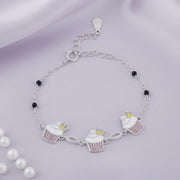 Princess Cupcake Charm Bracelet