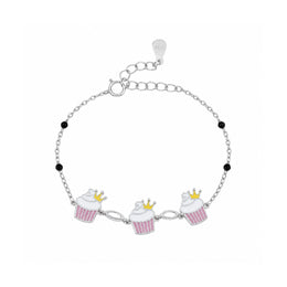 Princess Cupcake Charm Bracelet
