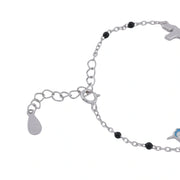 Blue Unicorn Charm Bracelet