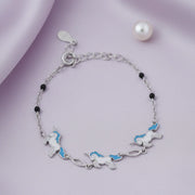 Blue Unicorn Charm Bracelet