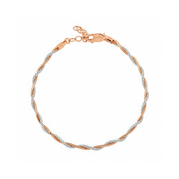 Rose Gold Twist Chain Bracelet
