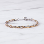 Twisted Dual Tone Bracelet