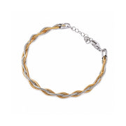 Twisted Dual Tone Bracelet