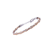Twisted Dual Tone Bracelet