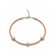 Blossom Weave Charm Bracelet