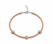 Blossom Weave Charm Bracelet