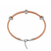 Blossom Weave Charm Bracelet