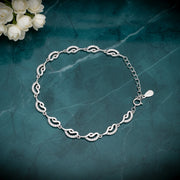Crystal Wave Link Bracelet