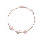 Blush Crystal Link Bracelet