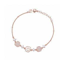 Blush Crystal Link Bracelet
