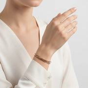 Rose Gold Chain Cuff Bracelet