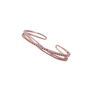 Rose Gold Chain Cuff Bracelet