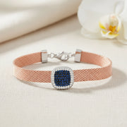 Midnight Rose Mesh Bracelet