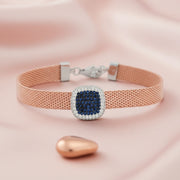 Midnight Rose Mesh Bracelet