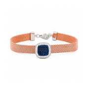 Midnight Rose Mesh Bracelet