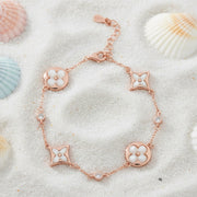 Blush Bloom Charm Bracelet