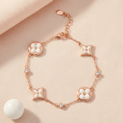 Blush Bloom Charm Bracelet