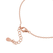 Rose Gold Halo Charm Bracelet