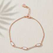 Rose Gold Mother Pearl Bracelet