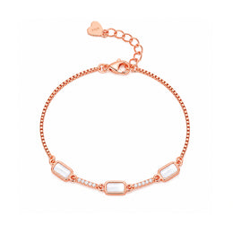 Rose Gold Mother Pearl Bracelet