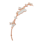 Lumière Butterfly & Pearl Sterling Silver Bracelet