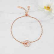 Rose Gold Orbit Bracelet