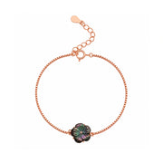 Midnight Bloom Rose Bracelet