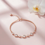 Rose Gold Luna Charm Bracelet