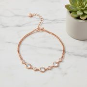 Rose Gold Luna Charm Bracelet