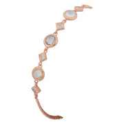 Rose Gold Luna Charm Bracelet